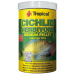 TROPICAL Cichlid Herbivore Medium Pellet 1000ml/360g krmivo pro býložravé cichlidy