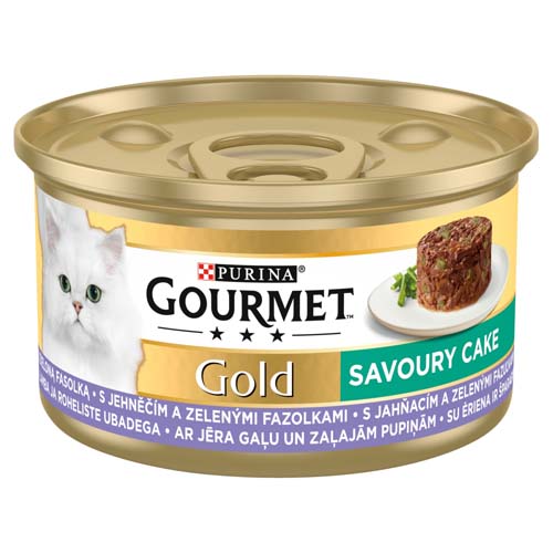 GOURMET GOLD Savoury Cake S jehněčím a zelenými fazolkami 85g