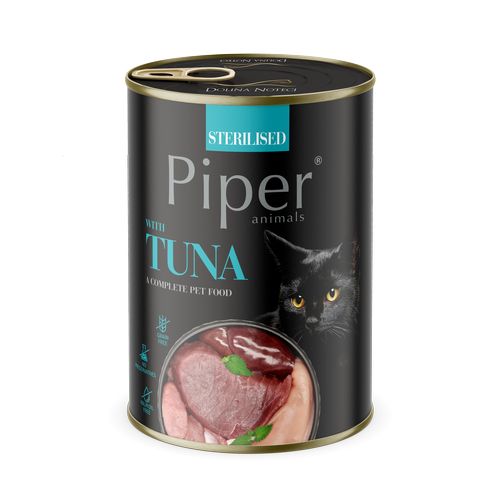 PIPER CAT STERILISED 400g tuňák konzerva pro sterilizované kočky