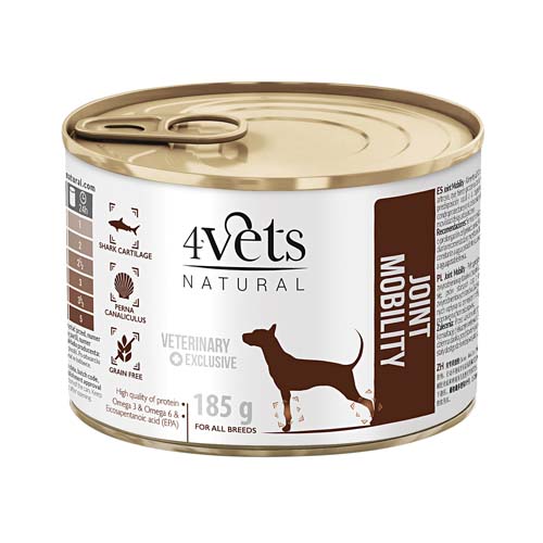 4Vets NATURAL VETERINARY EXCLUSIVE JOINT MOBILITY 185g pro psy na klouby a mobilitu