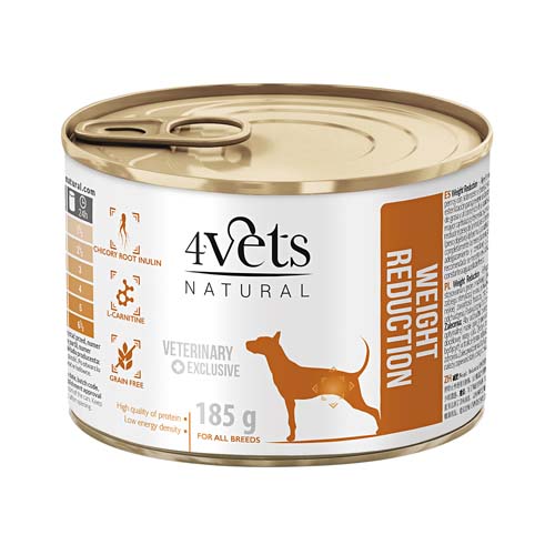 4Vets NATURAL VETERINARY EXCLUSIVE WEIGHT REDUCTION 185g pro psy na redukci hmotnosti