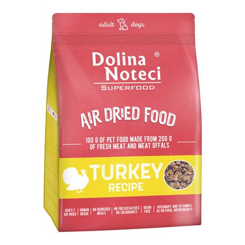 DOLINA NOTECI SUPERFOOD Air Dried s krůtí 1kg suché krmivo pro psy