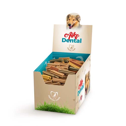 COBBYS PET AIKO Dental Stix 7,5cm Small 1ks dentální tyčinky pro psy
