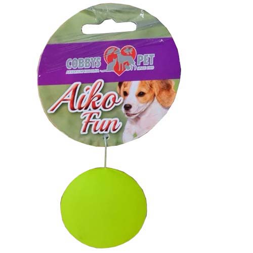 COBBYS PET AIKO FUN Neonový tvrdý míč 4,8cm  hračka pro psy