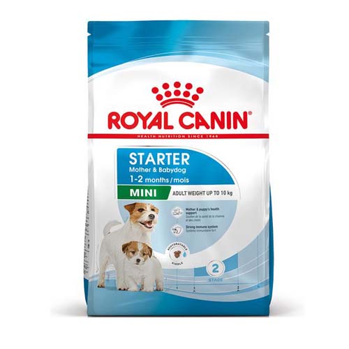 ROYAL CANIN SHN MINI STARTER MOTHER & BABY DOG 4kg krmivo pro štěňata do 2 měsíců a pro březí a kojící feny