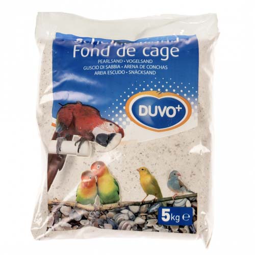 DUVO+ Bílý písek z drcených mušlí 5kg