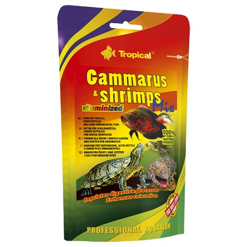 TROPICAL Gammarus & Shrimp Mix 20g přírodní krmivo