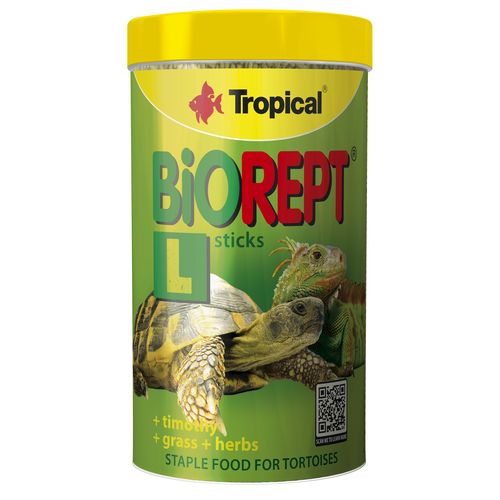 TROPICAL Biorept L 250ml/70g krmivo ve formě tyčinek pro suchozemské želvy