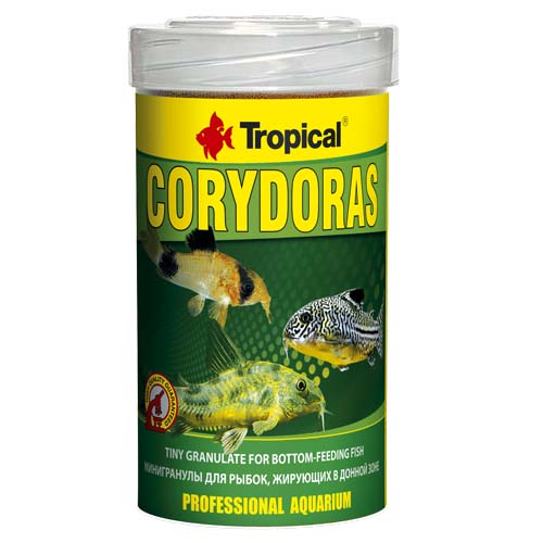 TROPICAL Corydoras 100ml/68g drobné granule pro ryby dna