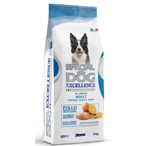 MONGE SPECIAL DOG EXCELLENCE ALL BREEDS ADULT 12kg 28/18 superprémiové krmivo pro psy