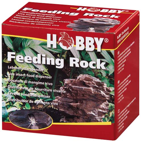 HOBBY Miska na krmení živým hmyzem Feeding Rock 13x14x10 cm