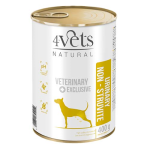 4Vets NATURAL VETERINARY EXCLUSIVE URINARY SUPPORT 400g pro psy s onemocněním močových cest