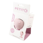 EBI PETIT PUFFI růžová hračka pro kočky s catnip koulí nebo držák na pochoutky v jednom 9,5x5,5x5,5cm