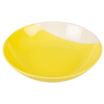 DUVO+ Keramický talíř žluto-bílý 350ml/16x16x3, 5cm