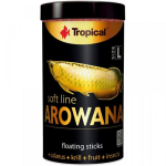 TROPICAL Arowana L 100ml/32g měkké krmivo ve formě plovoucích tyčinek pro mladé arowany