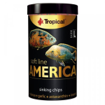 TROPICAL America L 100ml/52g  krmivo pro masožravé ryby ze severní a jižní Ameriky