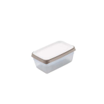 STEFANPLAST Ciao Fresco - nádoba do chladničky 0,6 l - 15x10x6 cm - bílá/šedá