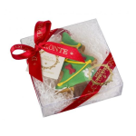 COBBYS PET Vánoční sušenka pro psy v dárkovém balení 40 g/9 cm - Vánoční stromek