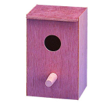 KIKI Dřevěná budka vertikální pro ptáky 14x22x13,5cm