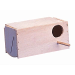 KIKI Dřevěná budka speciálne pro andulky   9,5x19,5x10,5cm