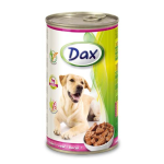 DAX konzerva pro psy 1240g s telecím