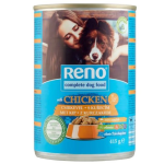 RENO konzerva pro psy kousky kuřecí 415g