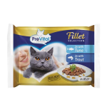 PreVital Fillet Selection kapsička kočka tuňák-pstruh 4x85g želé