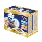 PreVital Fillet Selection kapsička kočka tuňák-pstruh-kuře-krůta 12x85g v želé