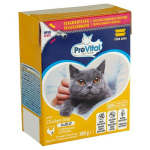 PreVital Tetra Pack kousky pro kočky s kuřecími játry v želé 380g