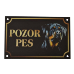 COBBYS PET POZOR PES Rottweiler 17x11cm