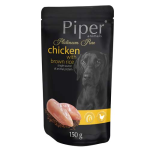 PIPER PLATINUM PURE 150g kuře a hnědá rýže kapsička pro dospělé psy