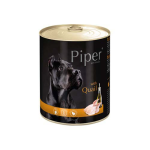 PIPER ADULT 800g konzerva pro dospělé psy s křepelkou