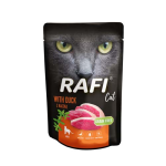 RAFI Cat Grain Free - Bezlepková kapsička s kachním masem pro kočky 100g