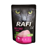 RAFI Cat Grain Free - Bezlepková kapsička s krůtím masem pro kočky 100g