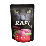 RAFI Cat Grain Free - Bezlepková kapsička s telecím masem pro kočky 100g