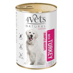 4Vets NATURAL SIMPLE RECIPE s krůtí 400g konzerva pro psy
