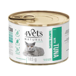 4Vets NATURAL SIMPLE RECIPE s tuňákem 185g konzerva pro kočky