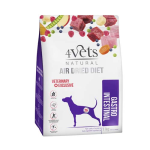 4Vets AIR DRIED NATURAL VETERINARY EXCLUSIVE GASTRO INTESTINAL 1kg sušené krmivo pro psy při onemocněních trávicího traktu