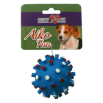 COBBYS PET AIKO FUN Míč s bodlinami 7cm gumová hračka pro psy