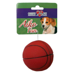 COBBYS PET AIKO FUN Basketbalový míč 7,3cm gumová hračka pro psy