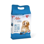 AIKO Soft Care Active Carbon 60x90cm 10ks plena pro psy s aktivním uhlím se čtyřmi samolepkami na uchycení