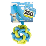 EBI COOCKOO ZED gumová hračka 19x7,5x7,5cm modrá/zelená