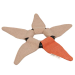 EBI D&D Ledový květ hračka pro psy 23x32x2,3cm béžová/oranžová