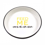 DUVO+ Keramická miska pro kočky - Feed me meow 13,8cm