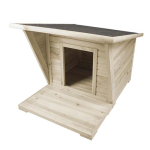 DUVO+ Dřevěná bouda pro psy 110x85x75cm