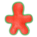 DUVO+ Vánoční hračka z gumy - perníková figurka 24x20,5x3cm