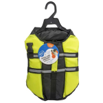 DUVO+ Záchranná plovací vesta pro psa M 50cm černá-žlutá