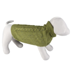 DUVO+ pletený svetr pro psy XL 70cm zelený