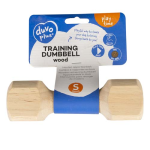 DUVO+ Aportovací činka  ze dřeva pro psy S - 16,5x5x5cm -150g