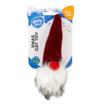 DUVO+ Vánoční hračka pro kočky-červený skřítek s praskavým zvukem 5x5,5x18cm